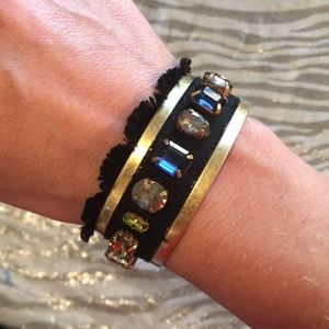 EUC Stella & Dot Morgan Jeweled Cuff